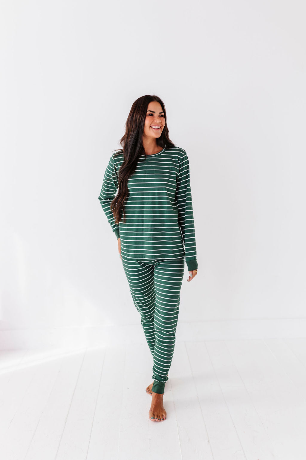 Women's Stripe It Like It’s Hot Pajama Set - Size XXS Left