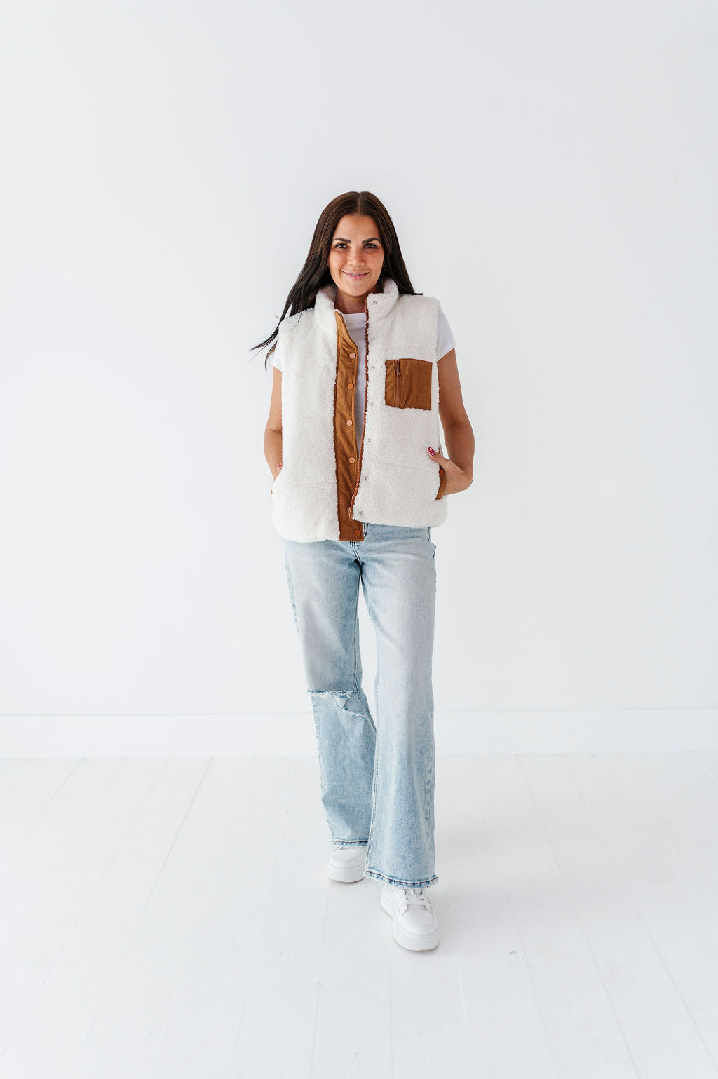 James Sherpa Vest