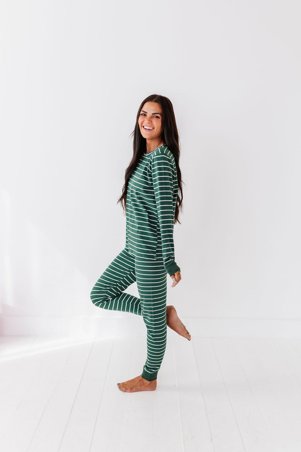 Women's Stripe It Like It’s Hot Pajama Set - Size XXS Left