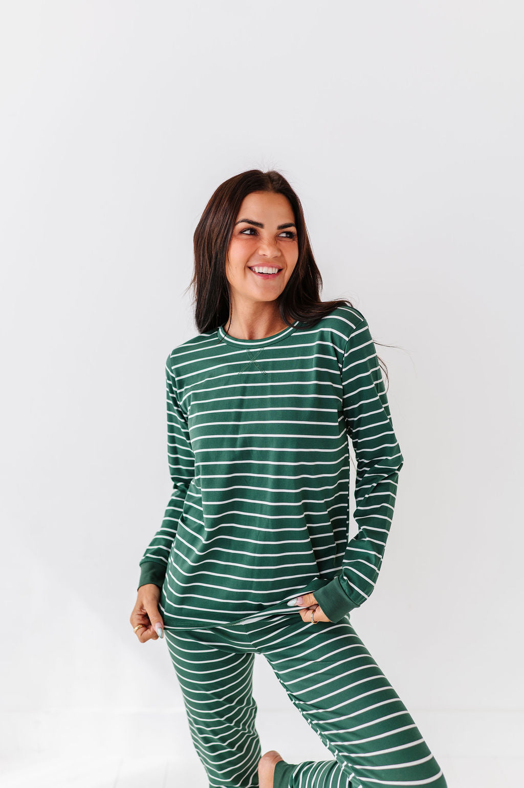 Women's Stripe It Like It’s Hot Pajama Set - Size XXS Left