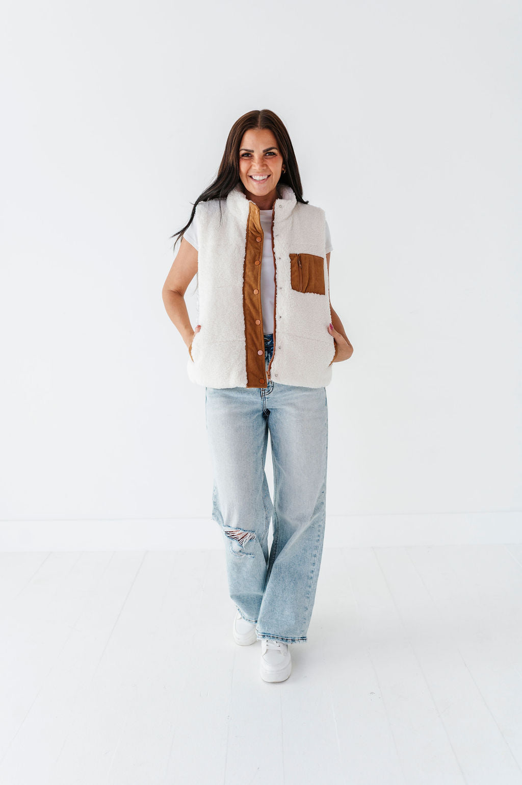 James Sherpa Vest