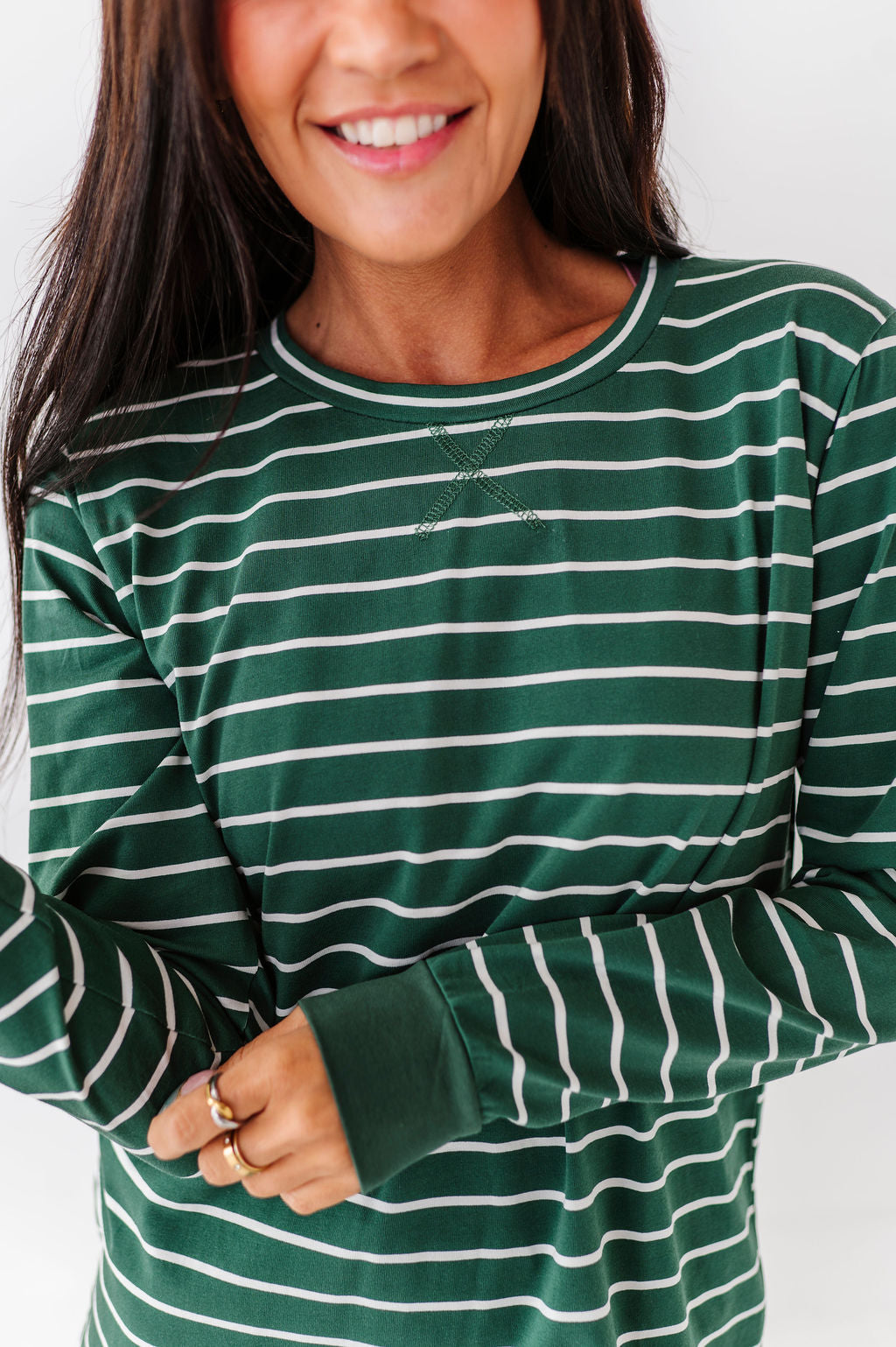Women's Stripe It Like It’s Hot Pajama Set - Size XXS Left