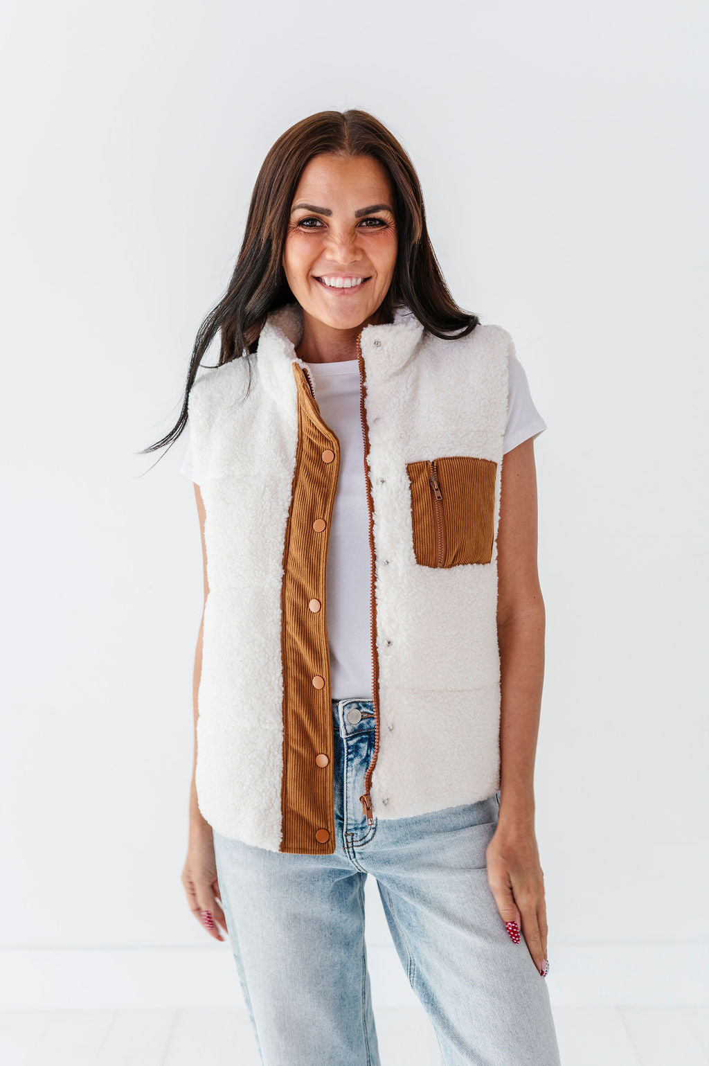James Sherpa Vest