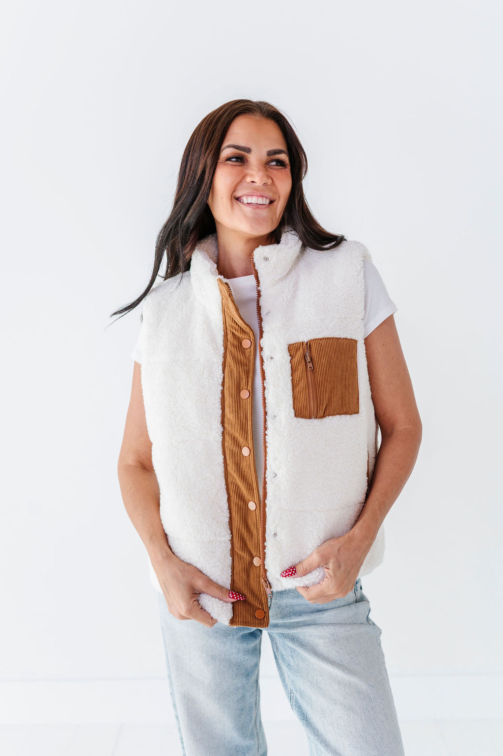 James Sherpa Vest