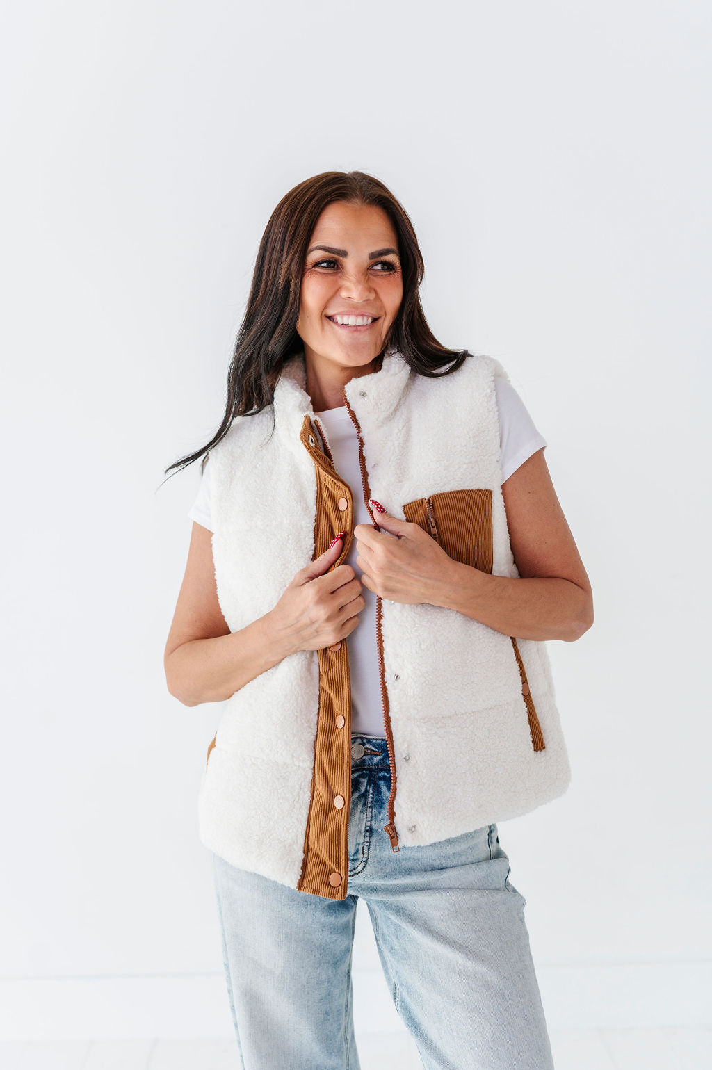 James Sherpa Vest