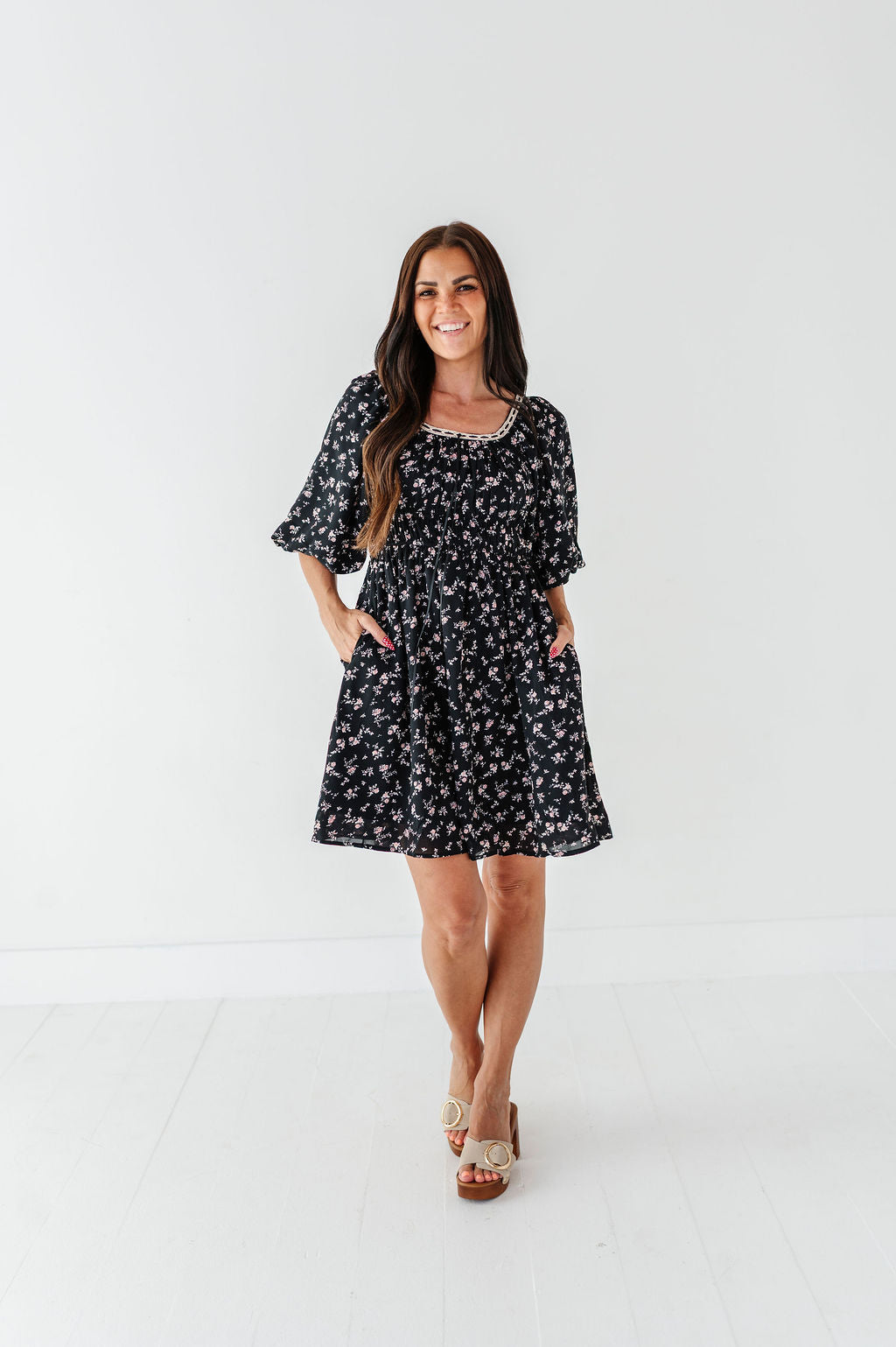Gianna Dress in Black