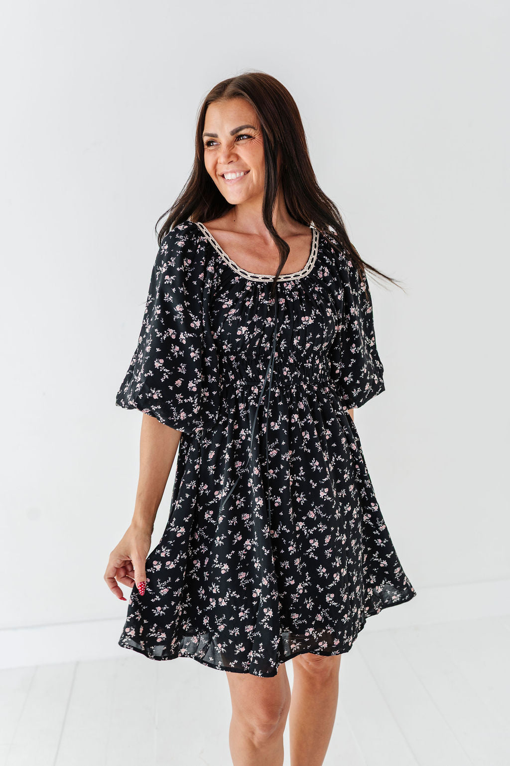 Gianna Dress in Black