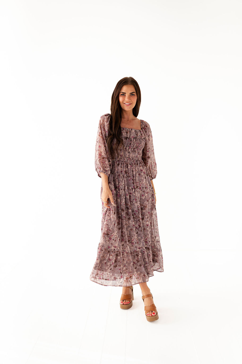 Zoey Smocked Dress - Size XL Left