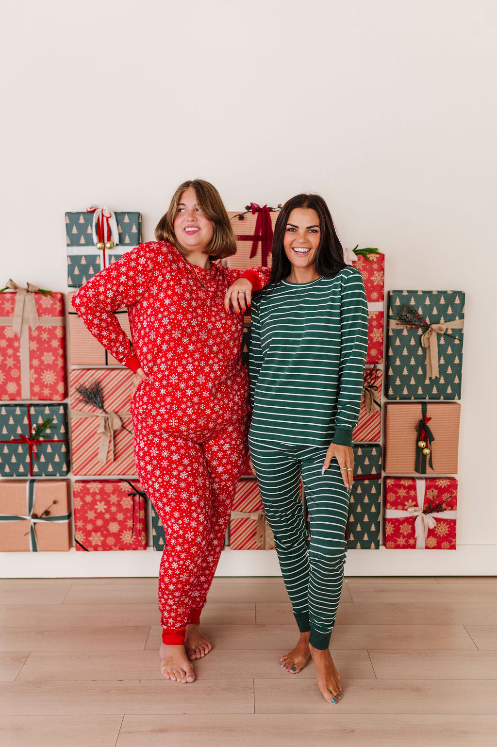 Women's Stripe It Like It’s Hot Pajama Set - Size XXS Left