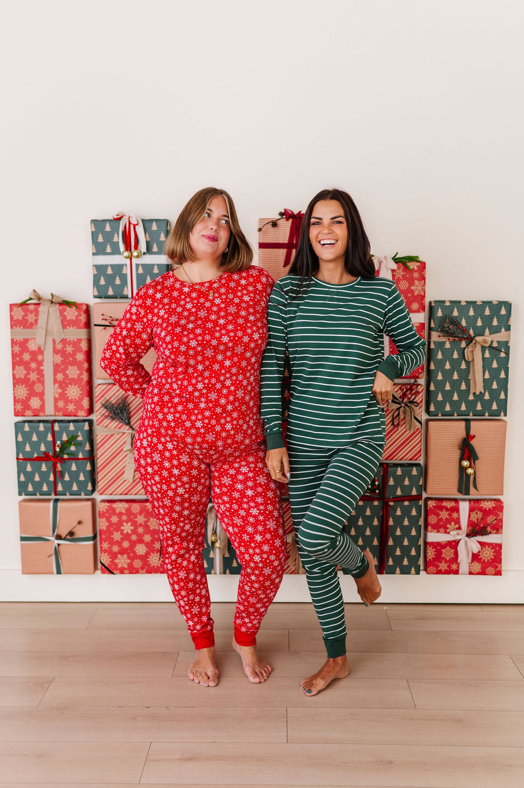 Women's Stripe It Like It’s Hot Pajama Set - Size XXS Left