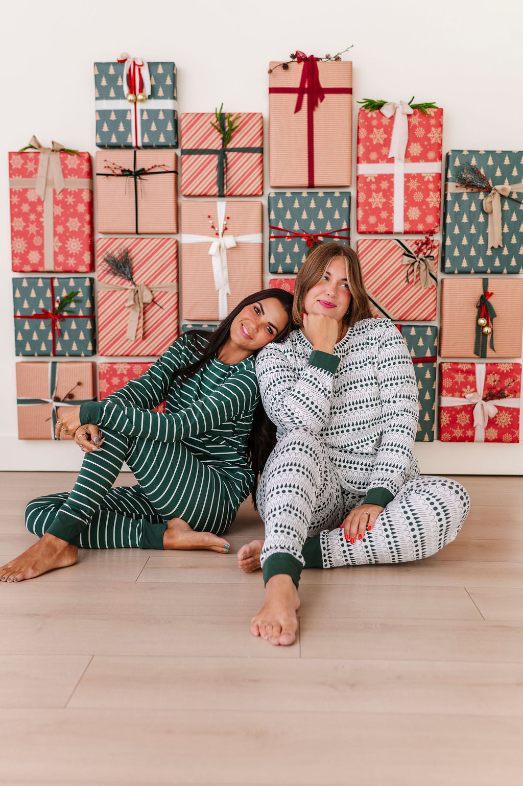 Women's Stripe It Like It’s Hot Pajama Set - Size XXS Left