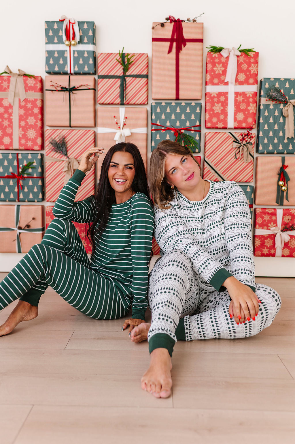 Women's Stripe It Like It’s Hot Pajama Set - Size XXS Left