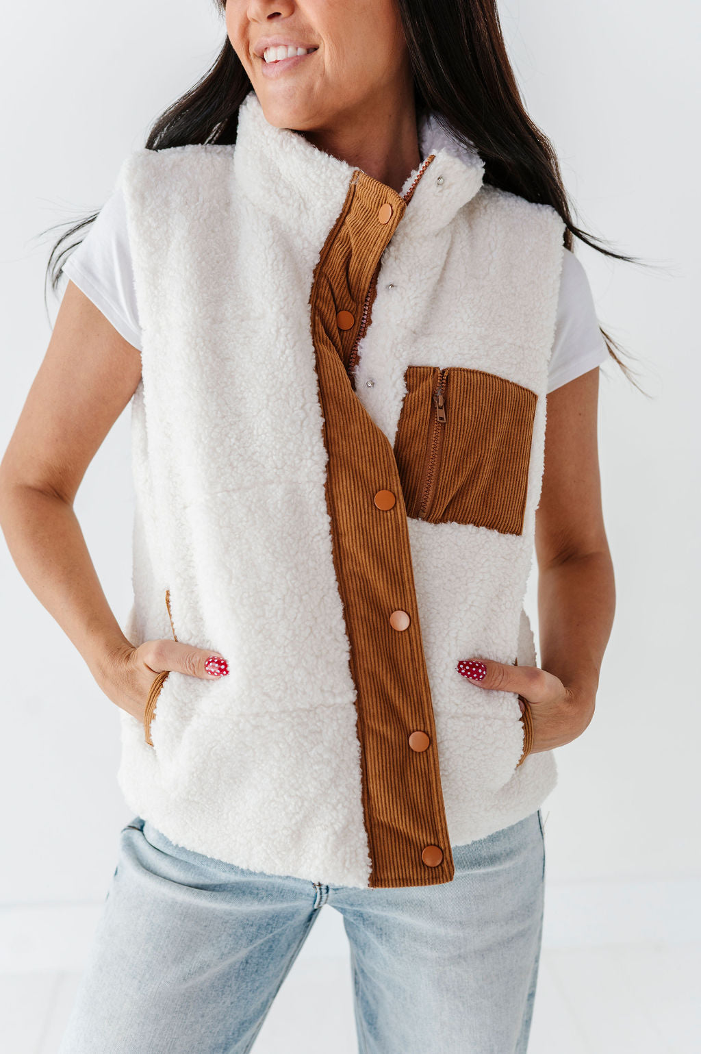 James Sherpa Vest