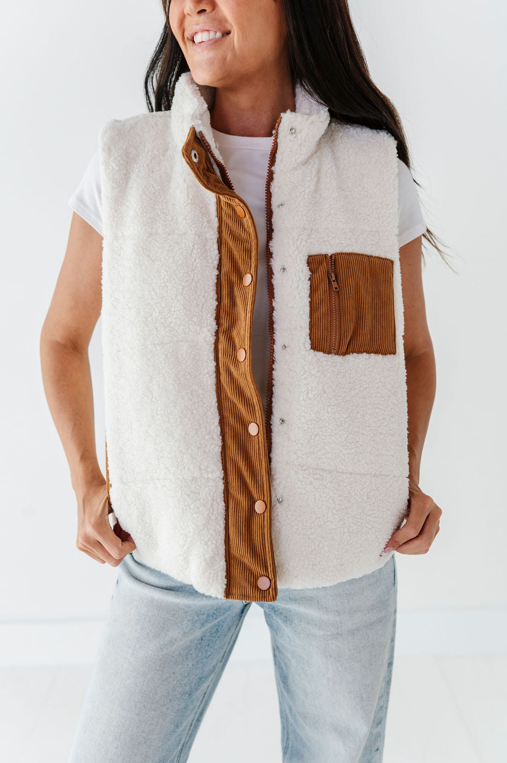 James Sherpa Vest