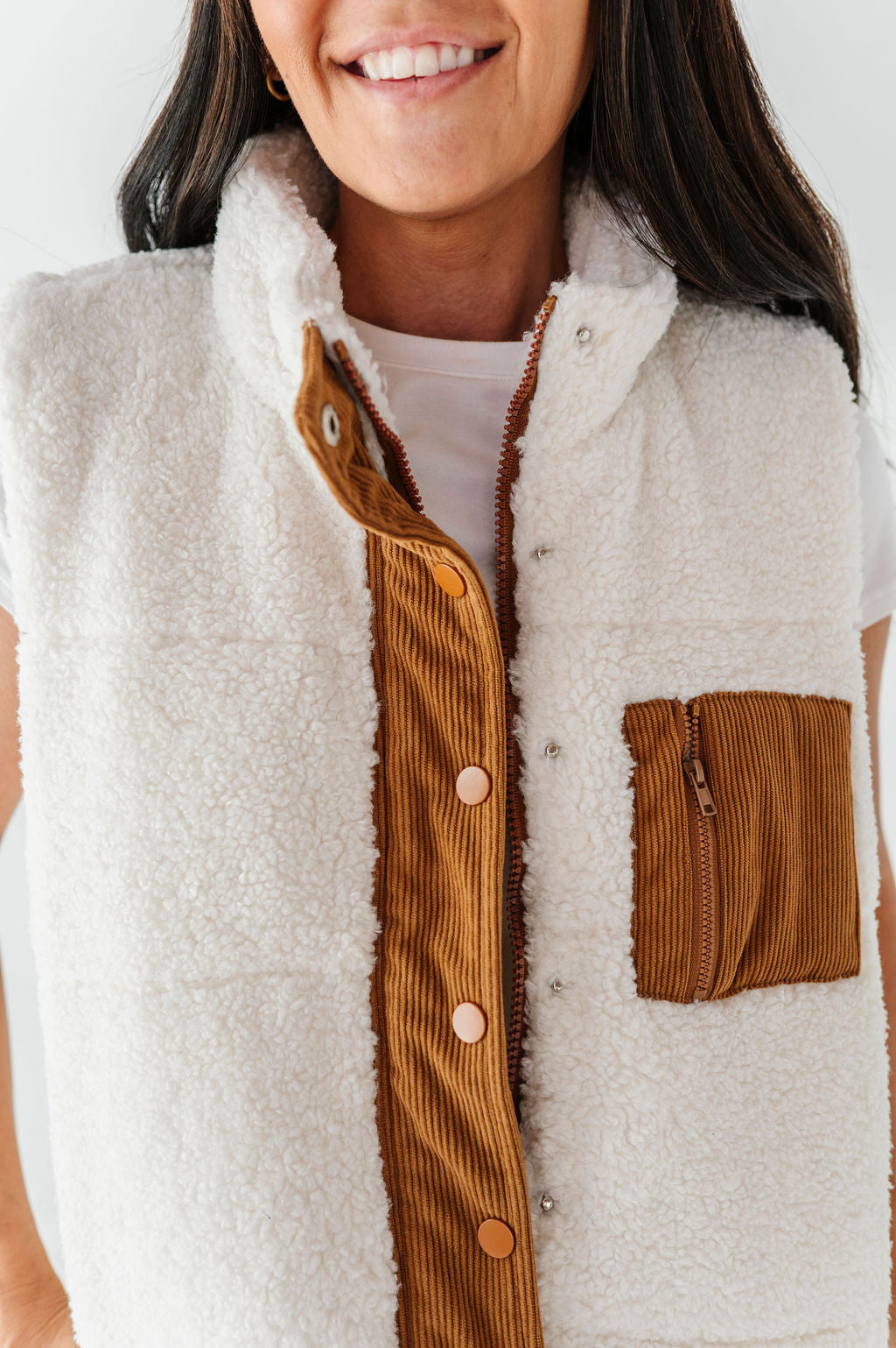 James Sherpa Vest