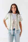 Junie Tie Front Top