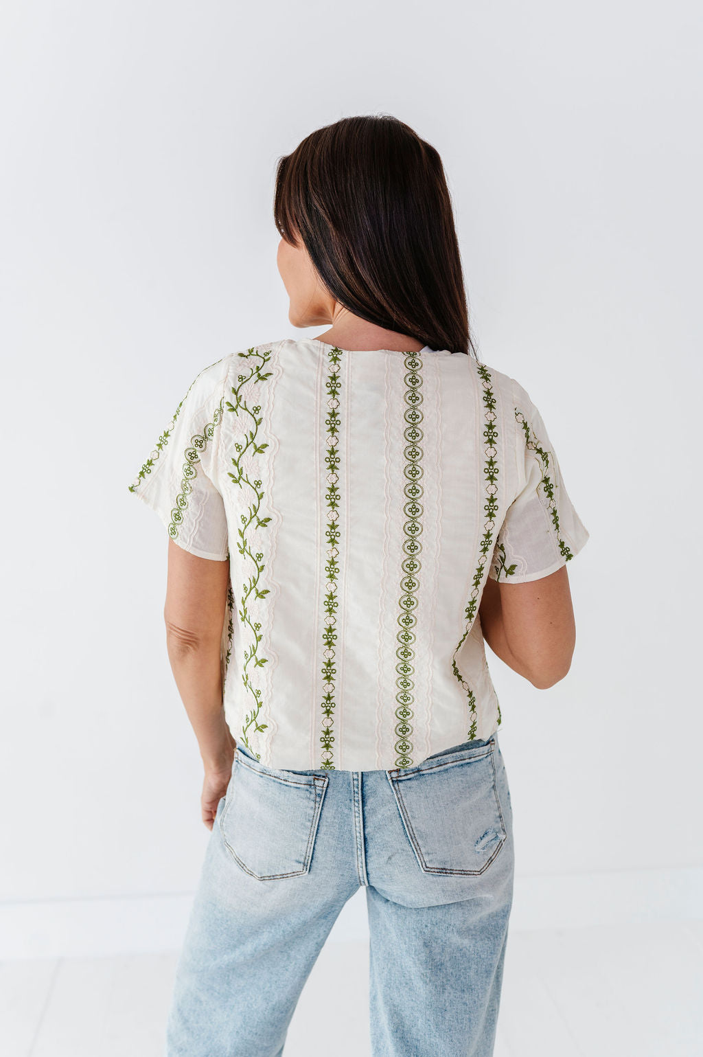 Junie Tie Front Top