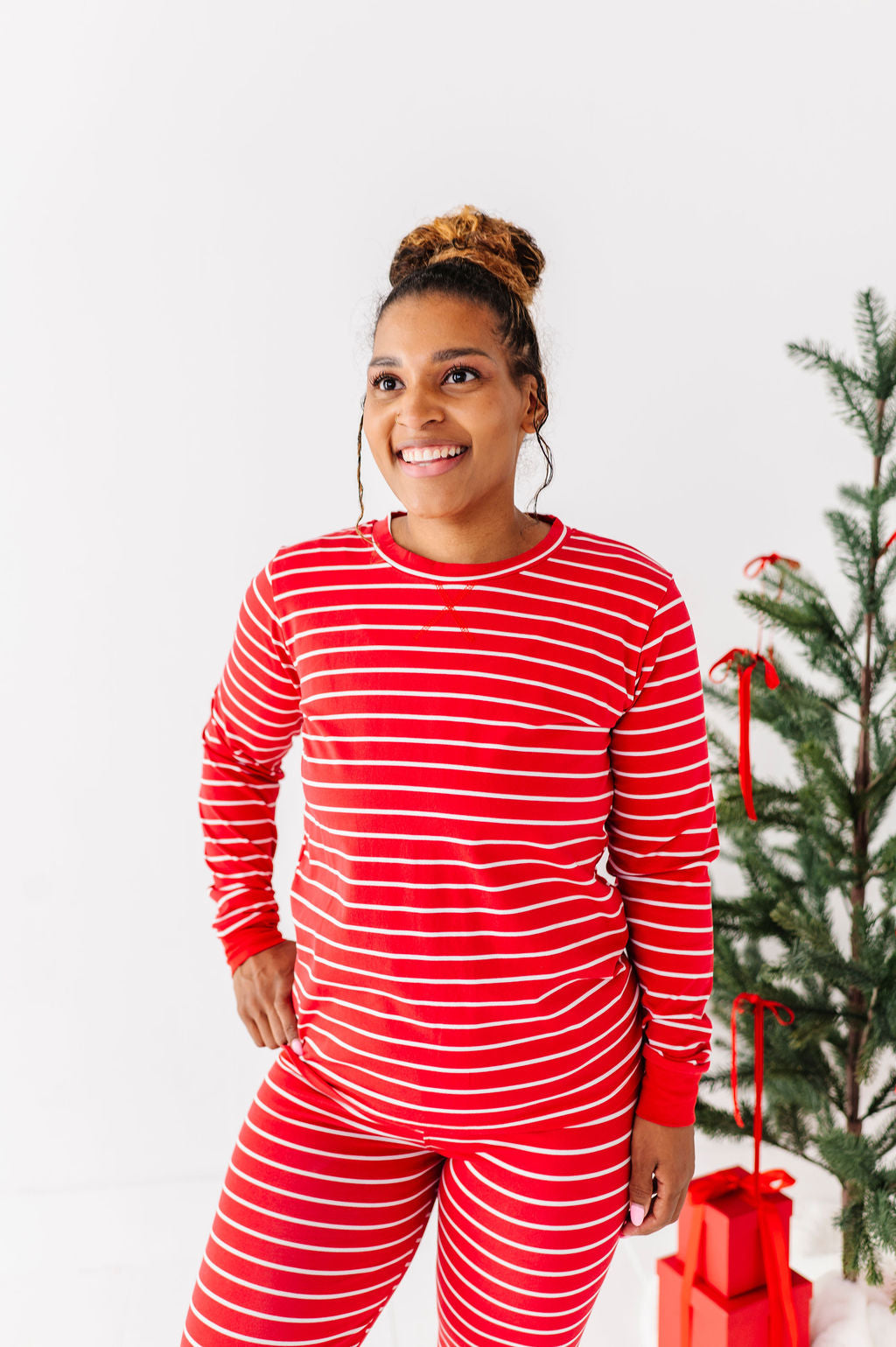 Women's Sleigh-in’ Stripes Pajama Set