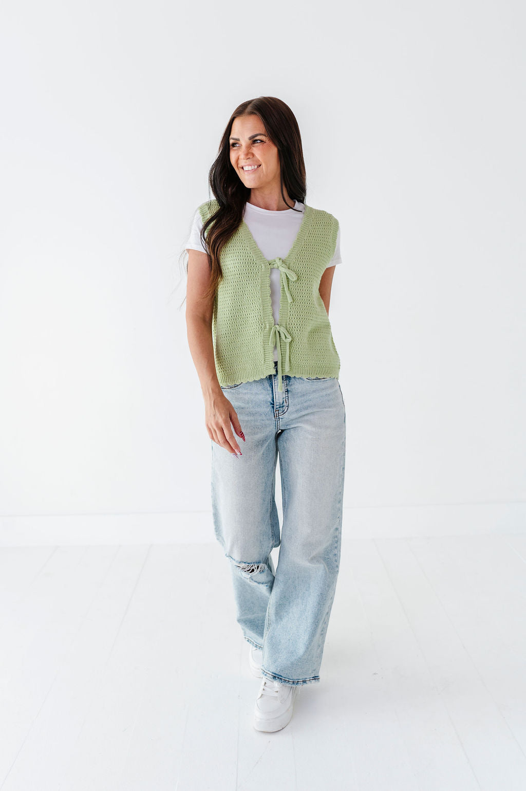 Clover Crochet Vest