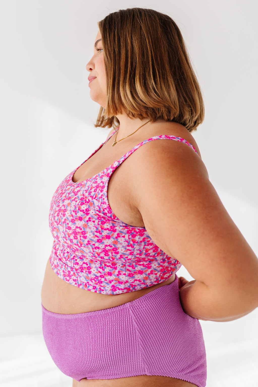 Bayside Top in Pink Blooms