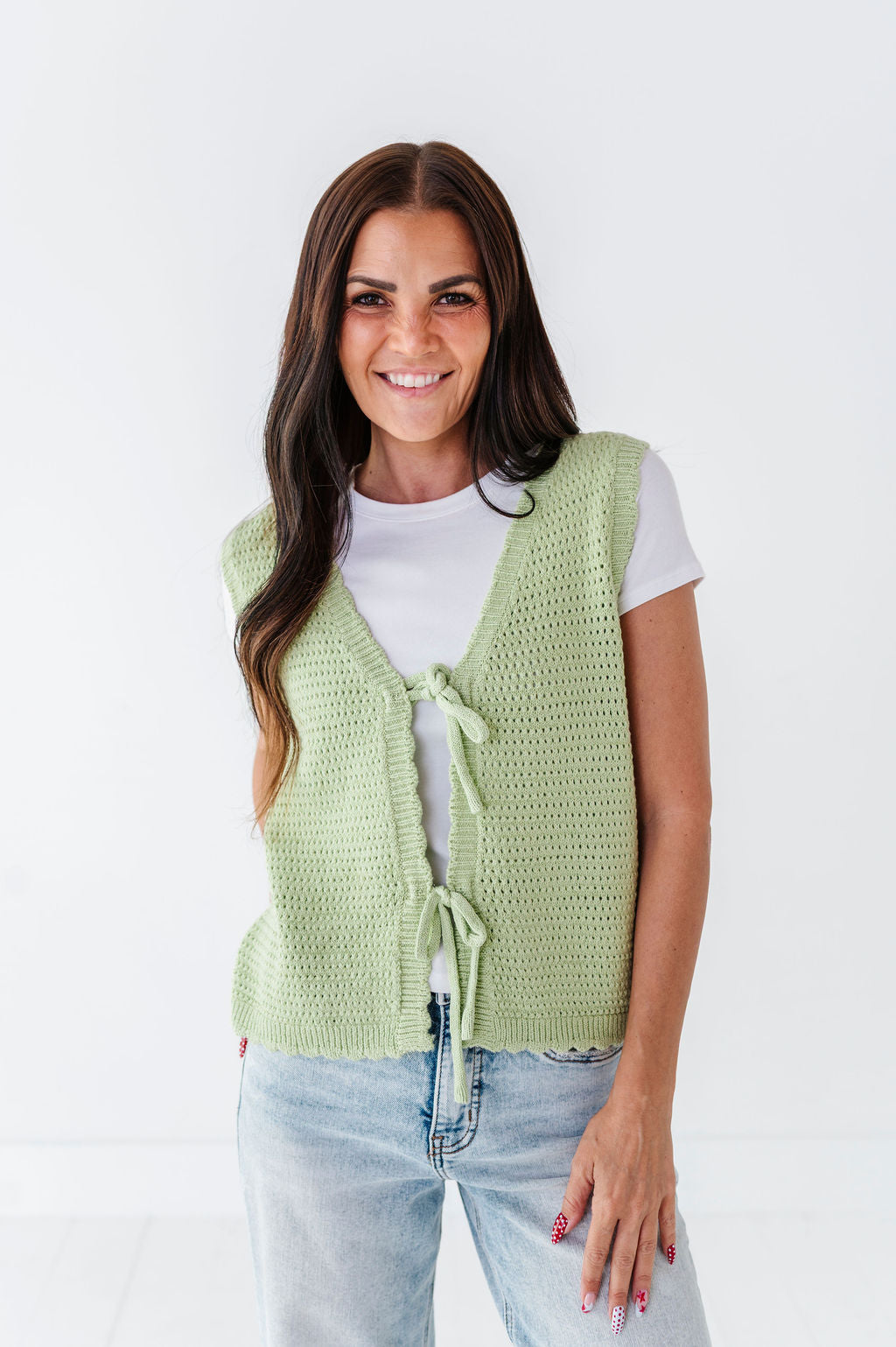Clover Crochet Vest