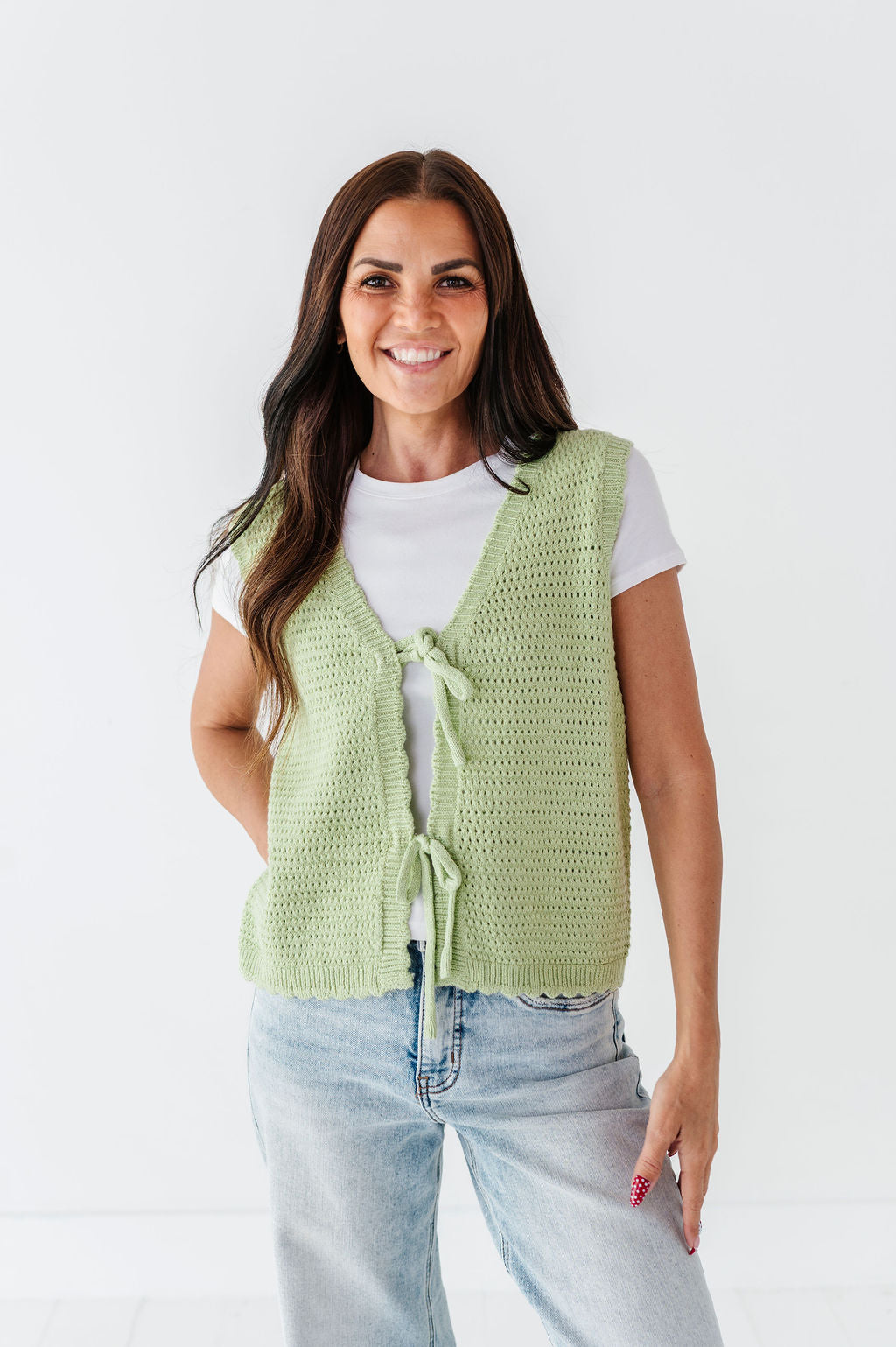 Clover Crochet Vest