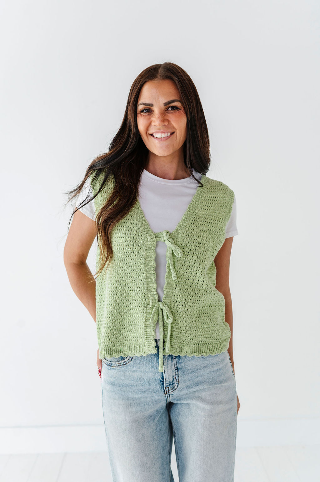 Clover Crochet Vest