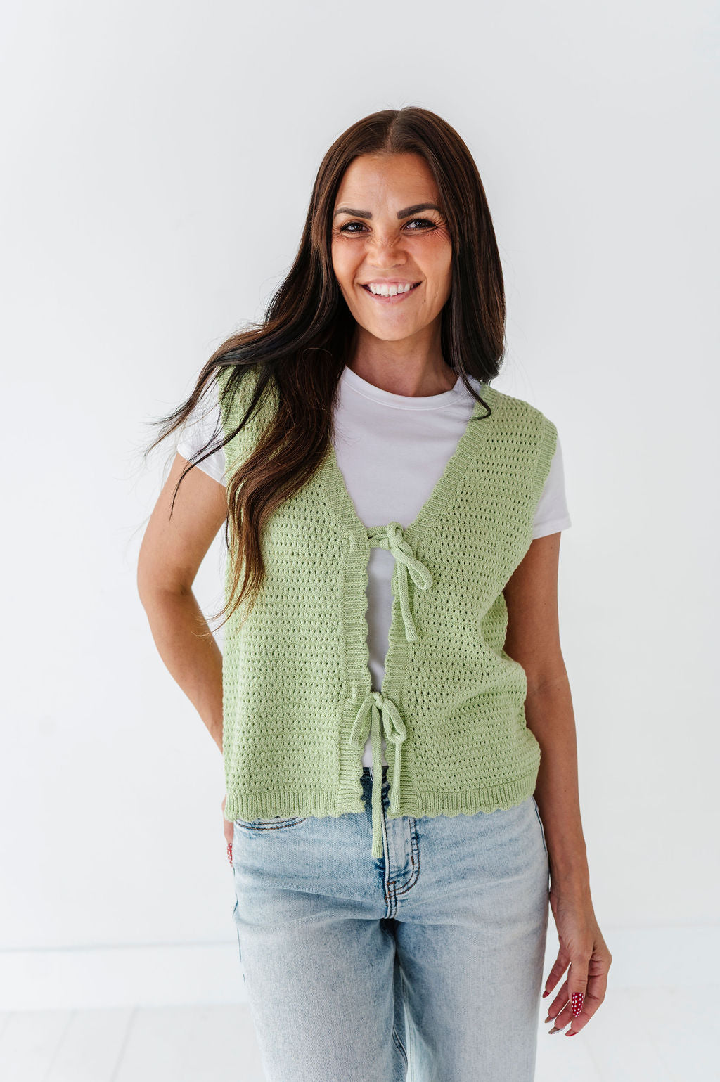 Clover Crochet Vest