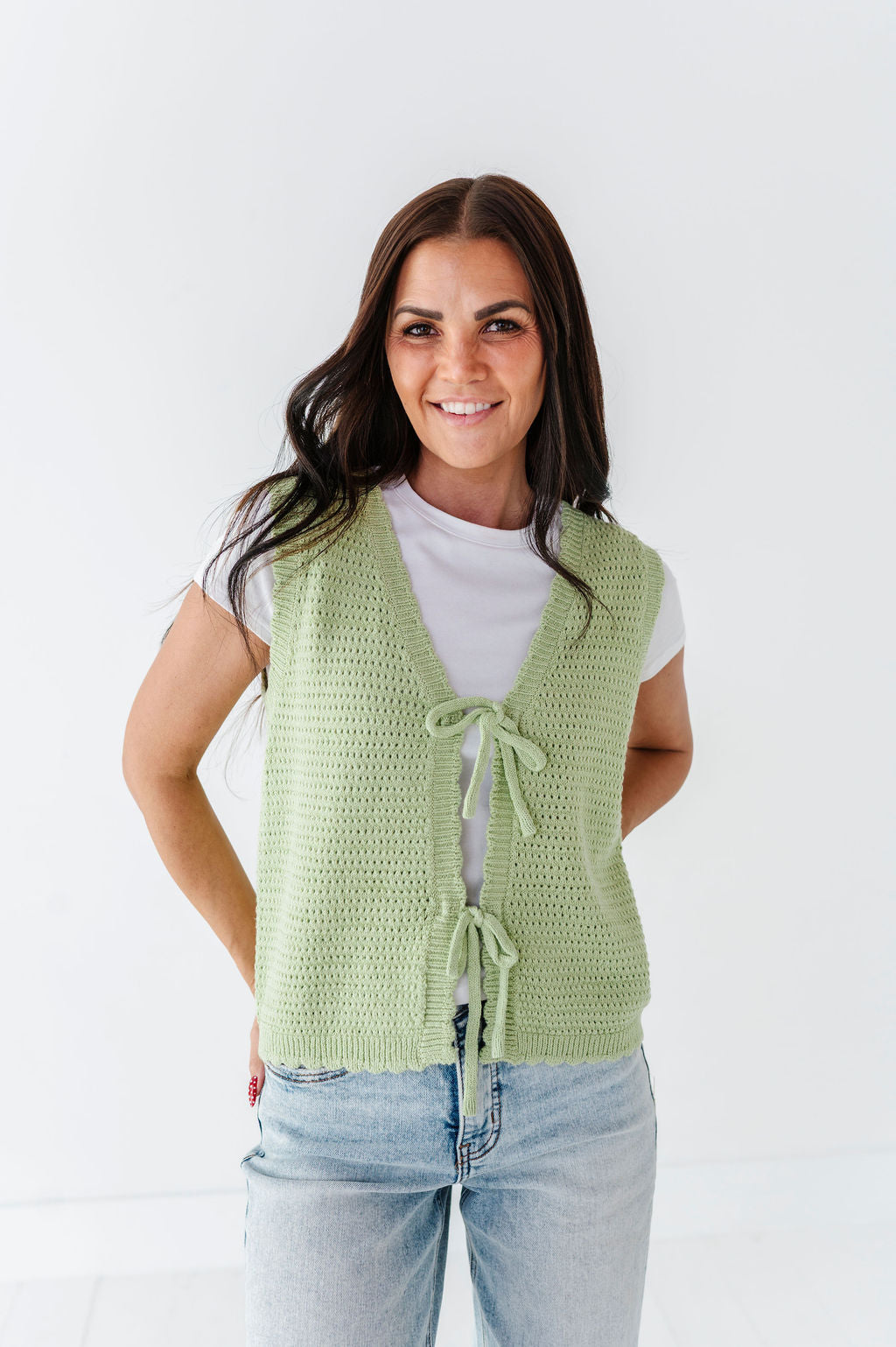 Clover Crochet Vest