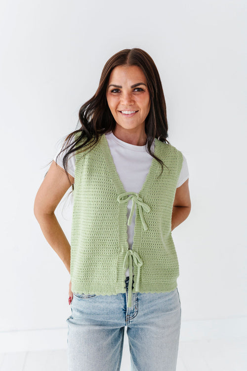 Clover Crochet Vest