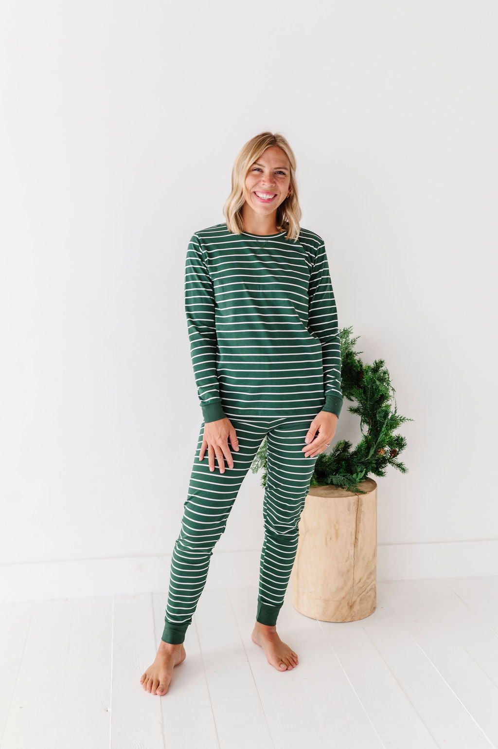 Women's Stripe It Like It’s Hot Pajama Set - Size XXS Left