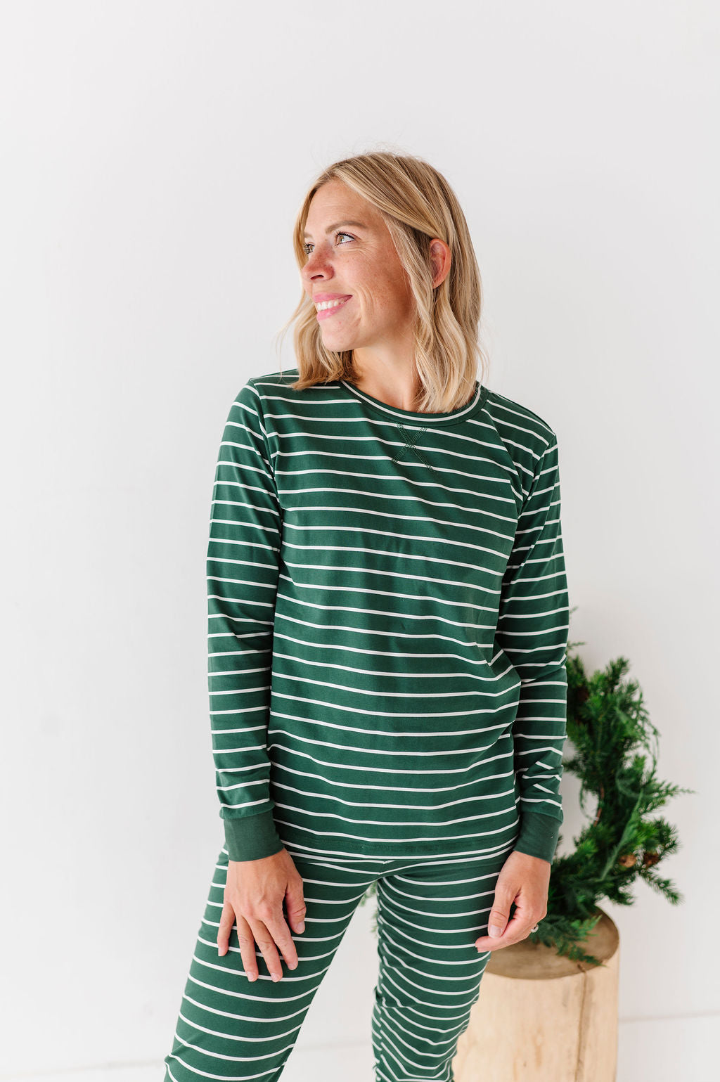 Women's Stripe It Like It’s Hot Pajama Set - Size XXS Left