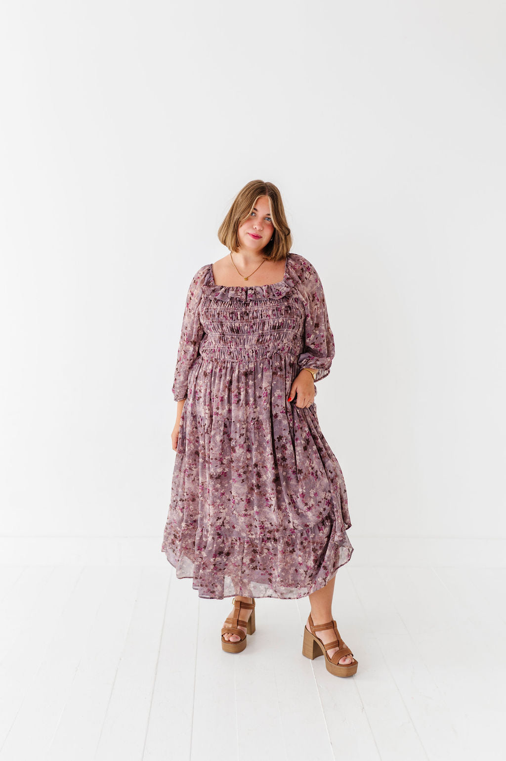 Zoey Smocked Dress - Size XL Left