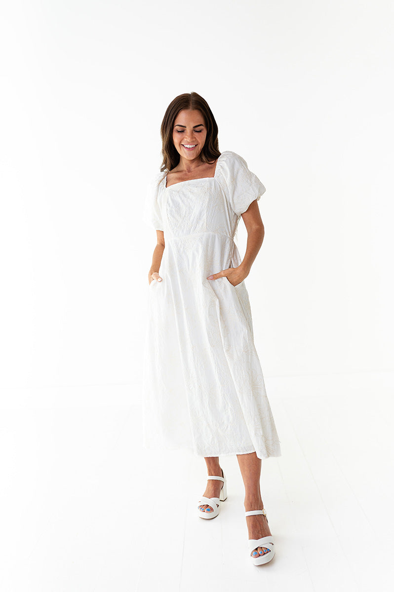 Evelyn Embroidered Dress