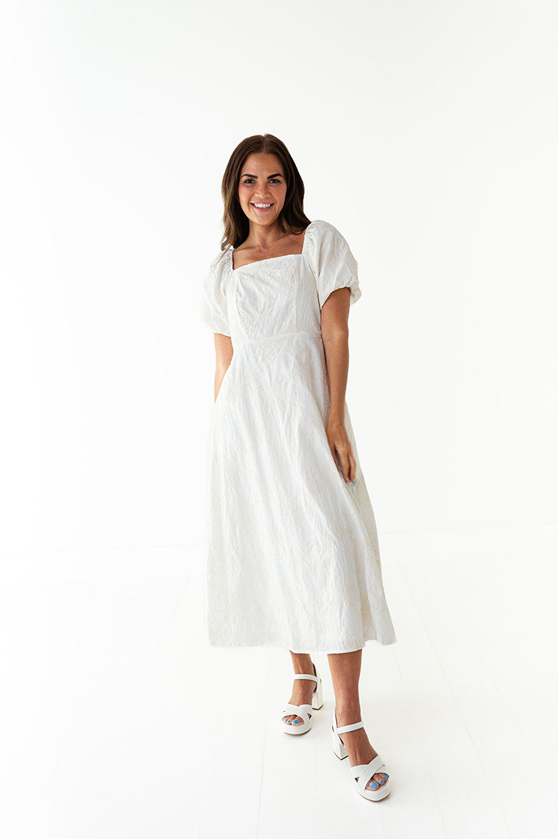 Evelyn Embroidered Dress