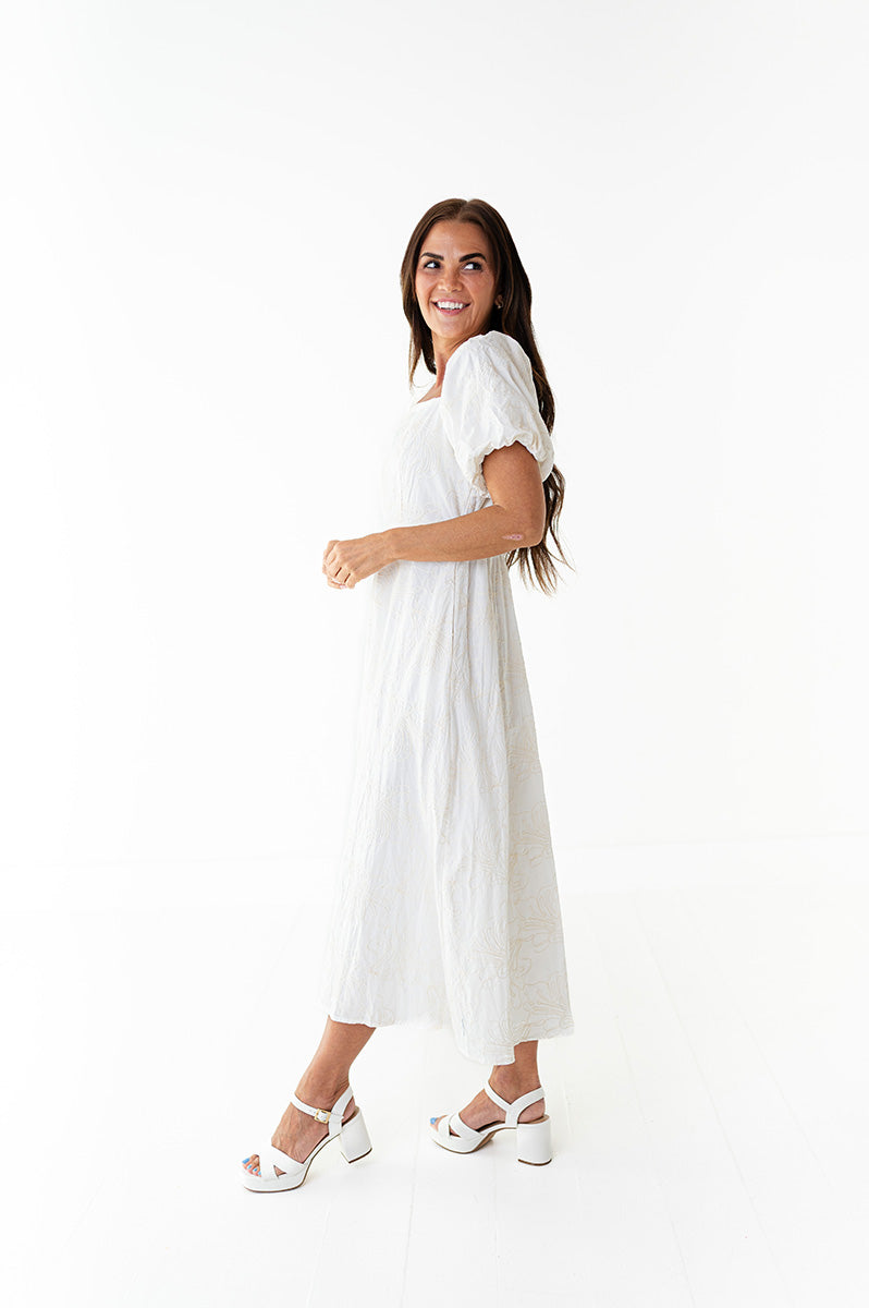 Evelyn Embroidered Dress