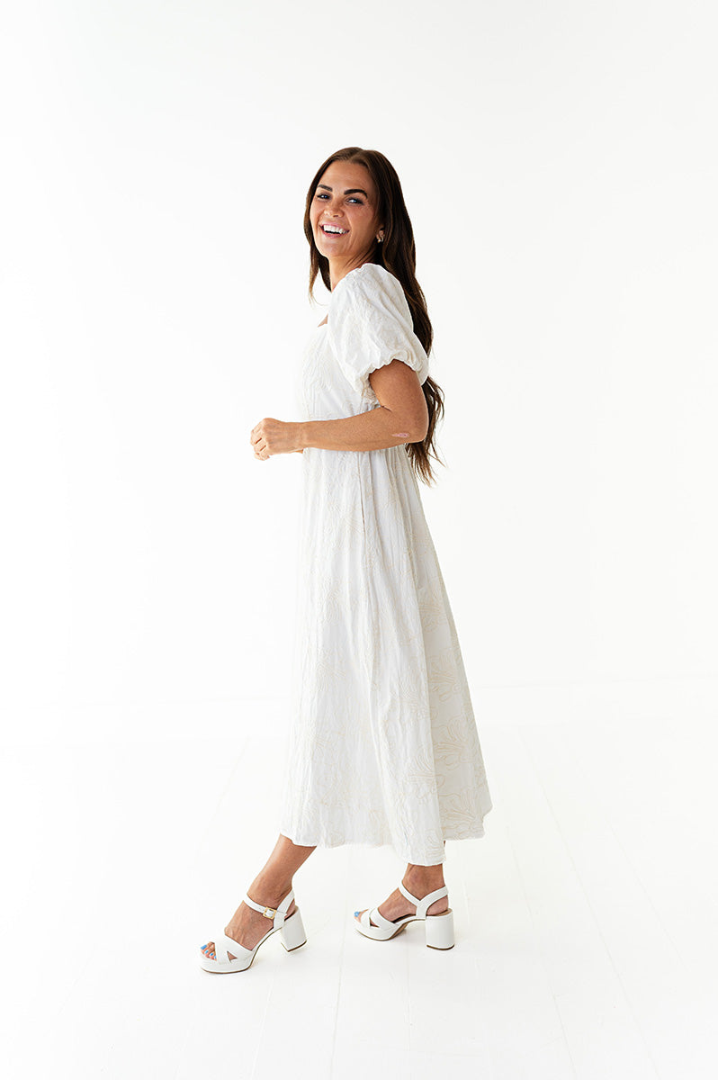 Evelyn Embroidered Dress