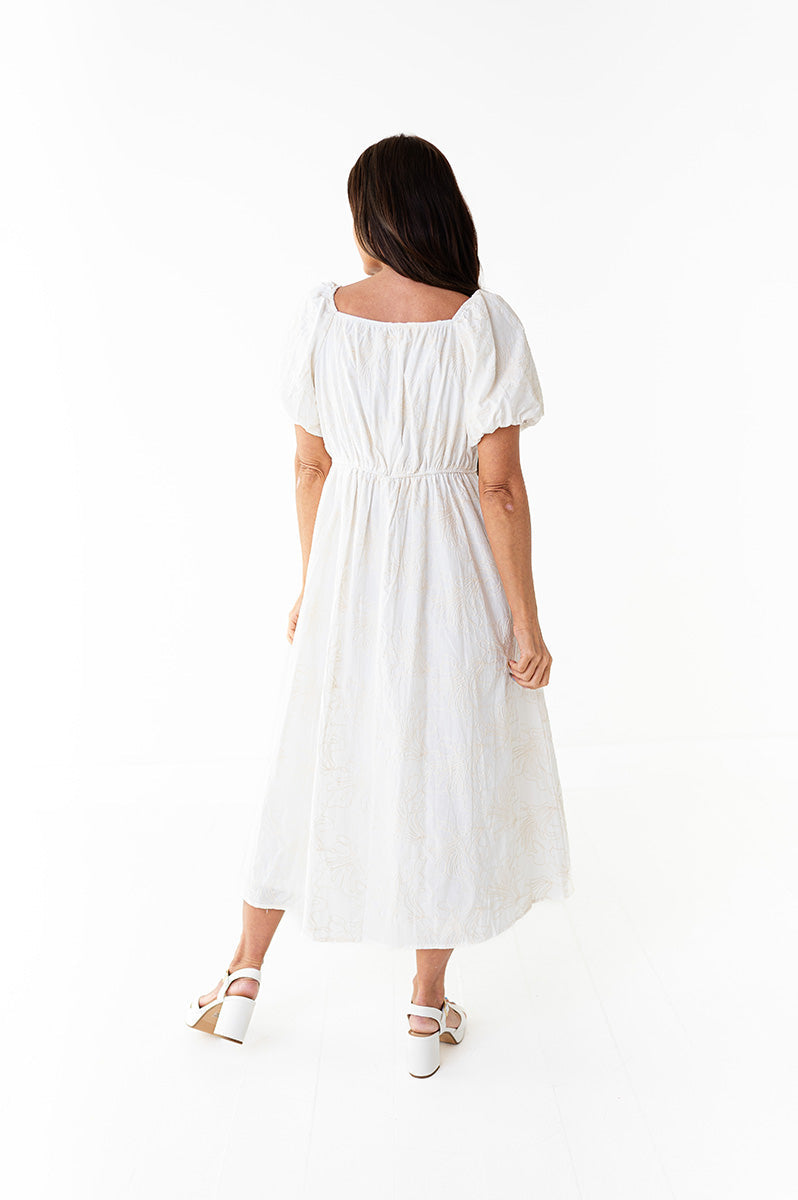 Evelyn Embroidered Dress