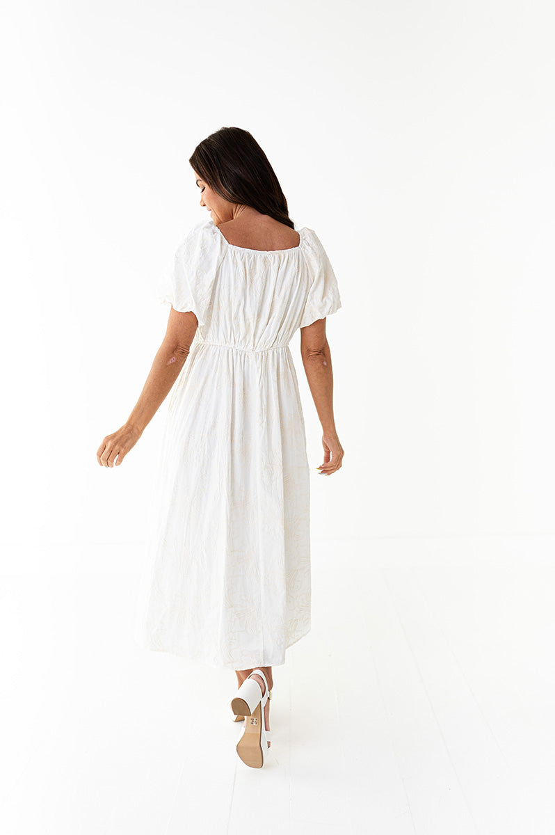 Evelyn Embroidered Dress