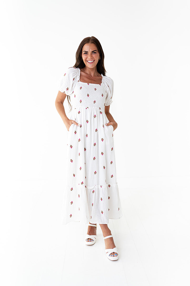 Sylvie Embroidered Dress