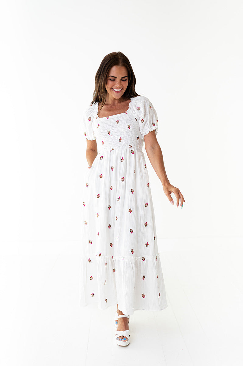 Sylvie Embroidered Dress