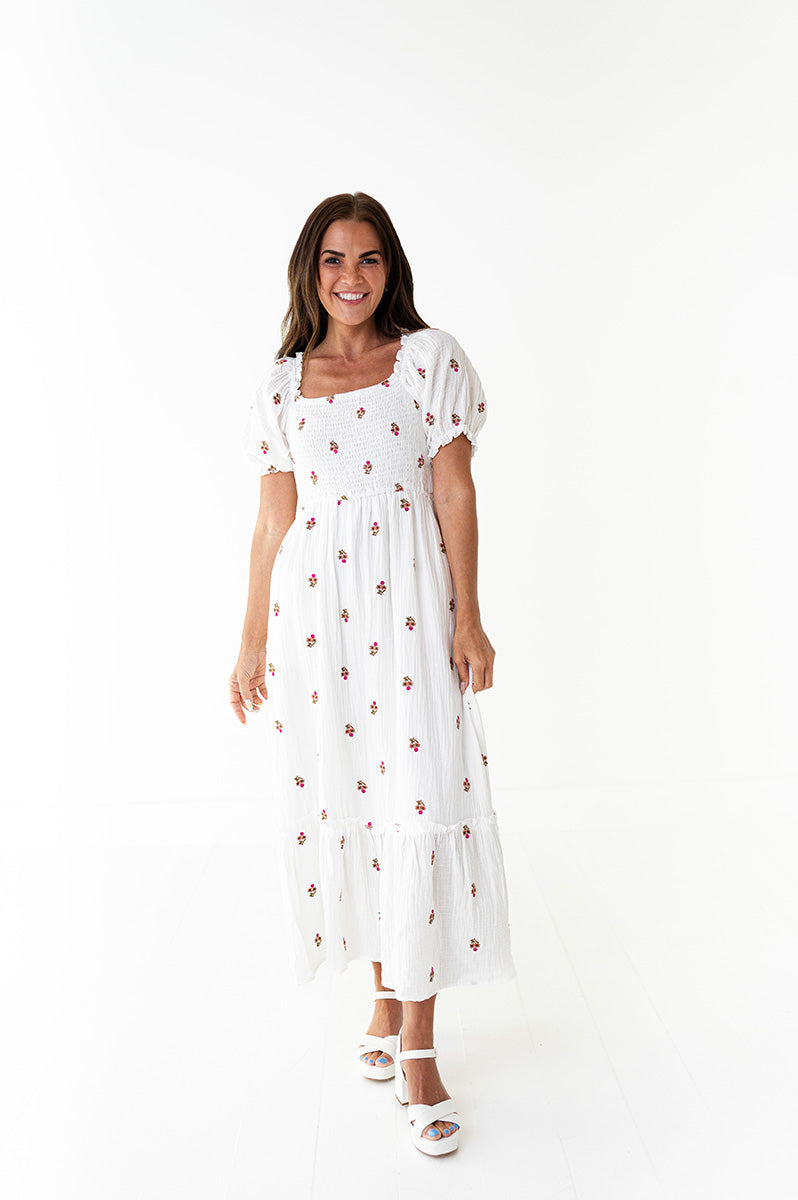 Sylvie Embroidered Dress