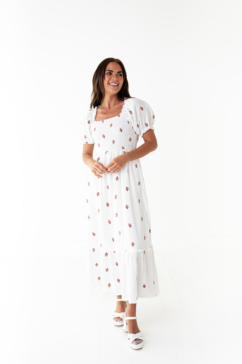 Sylvie Embroidered Dress