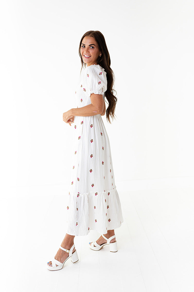 Sylvie Embroidered Dress