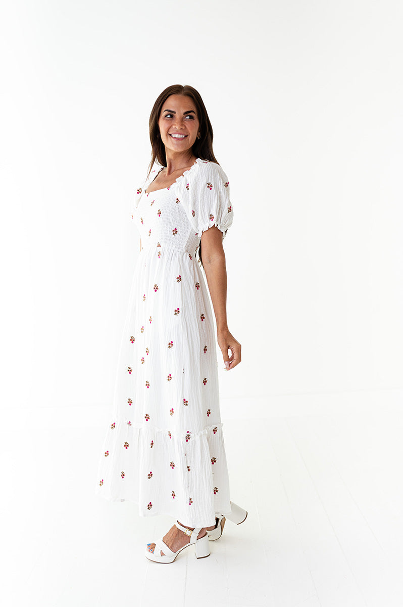 Sylvie Embroidered Dress