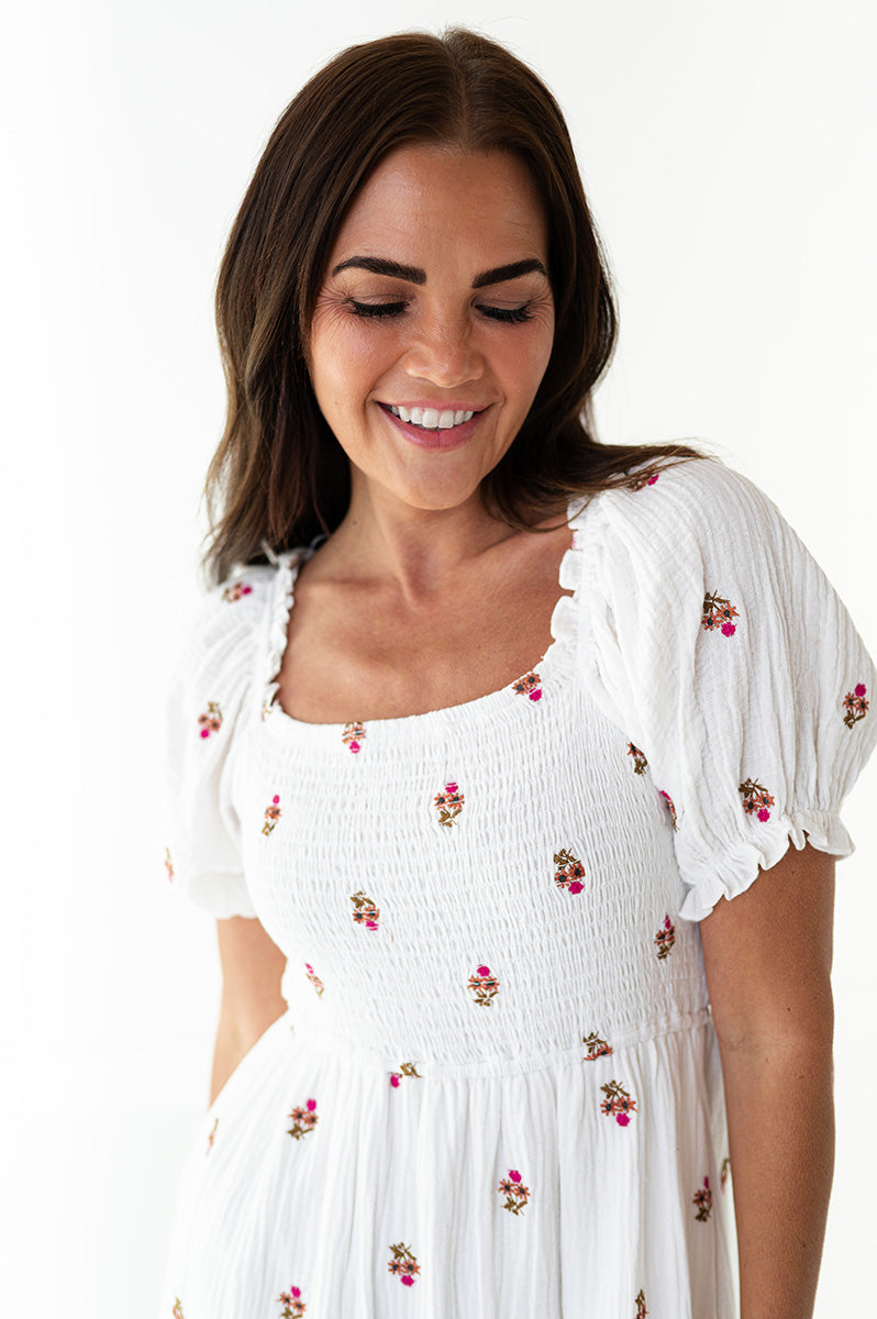 Sylvie Embroidered Dress