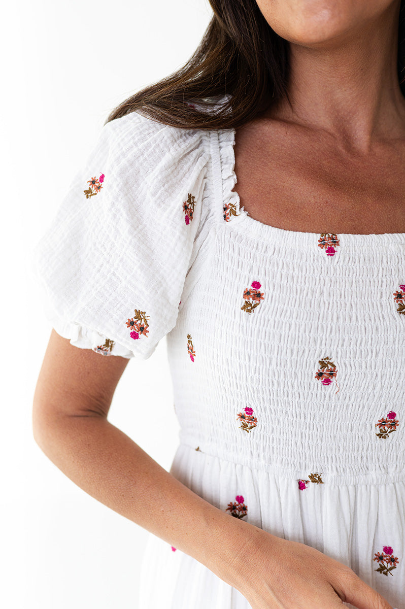 Sylvie Embroidered Dress