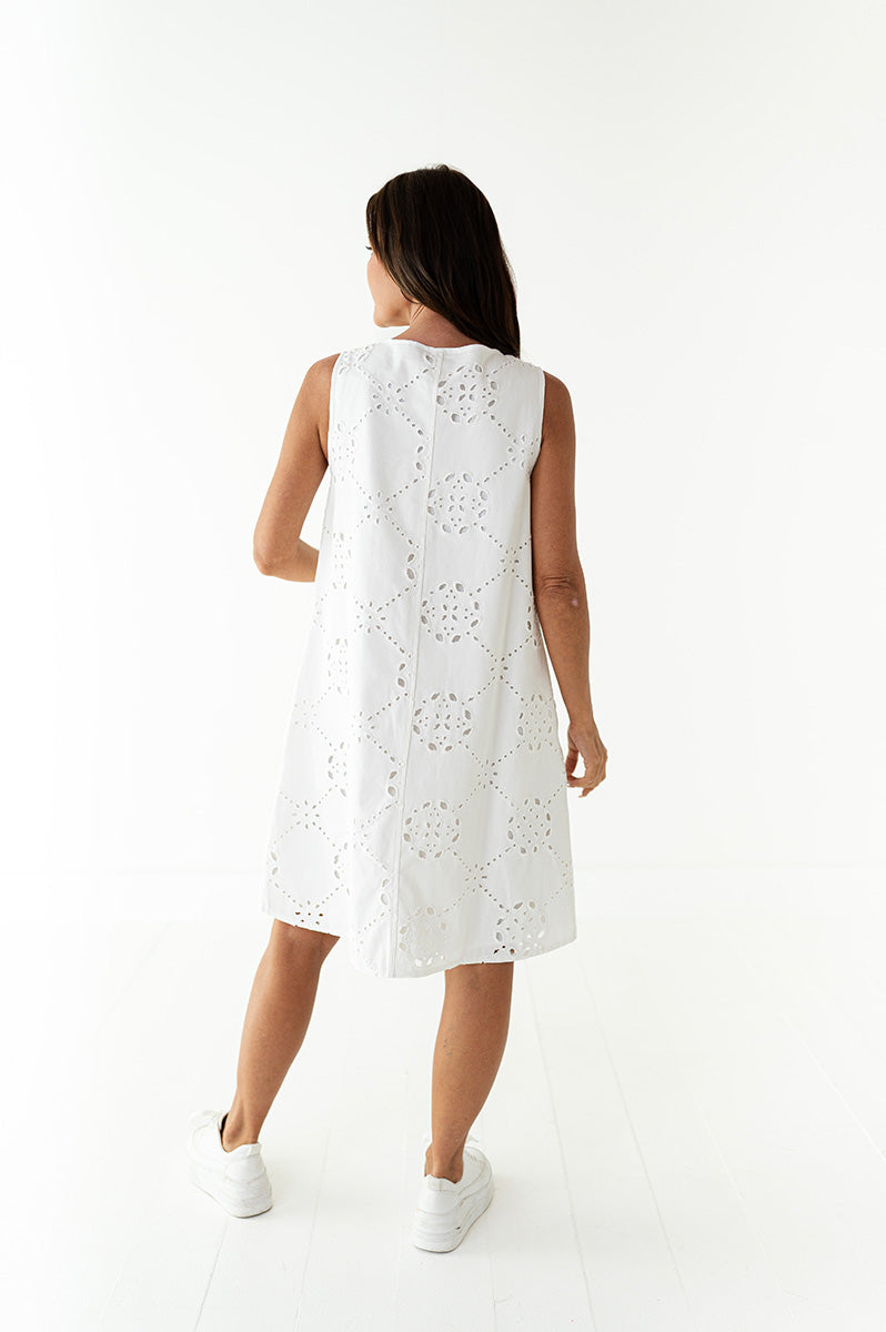 Maya Eyelet Dress