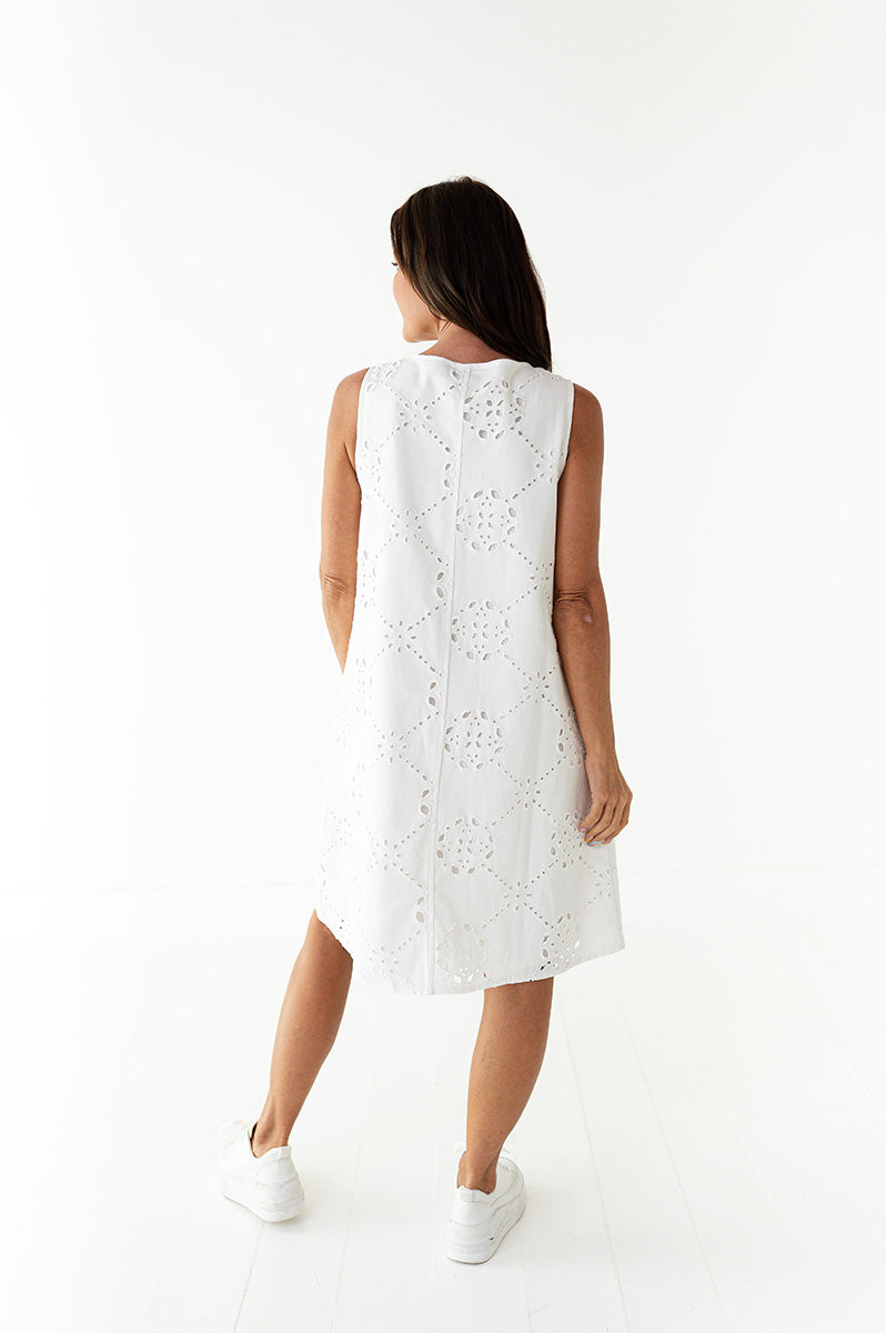 Maya Eyelet Dress