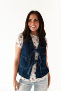 Colter Denim Tie Vest